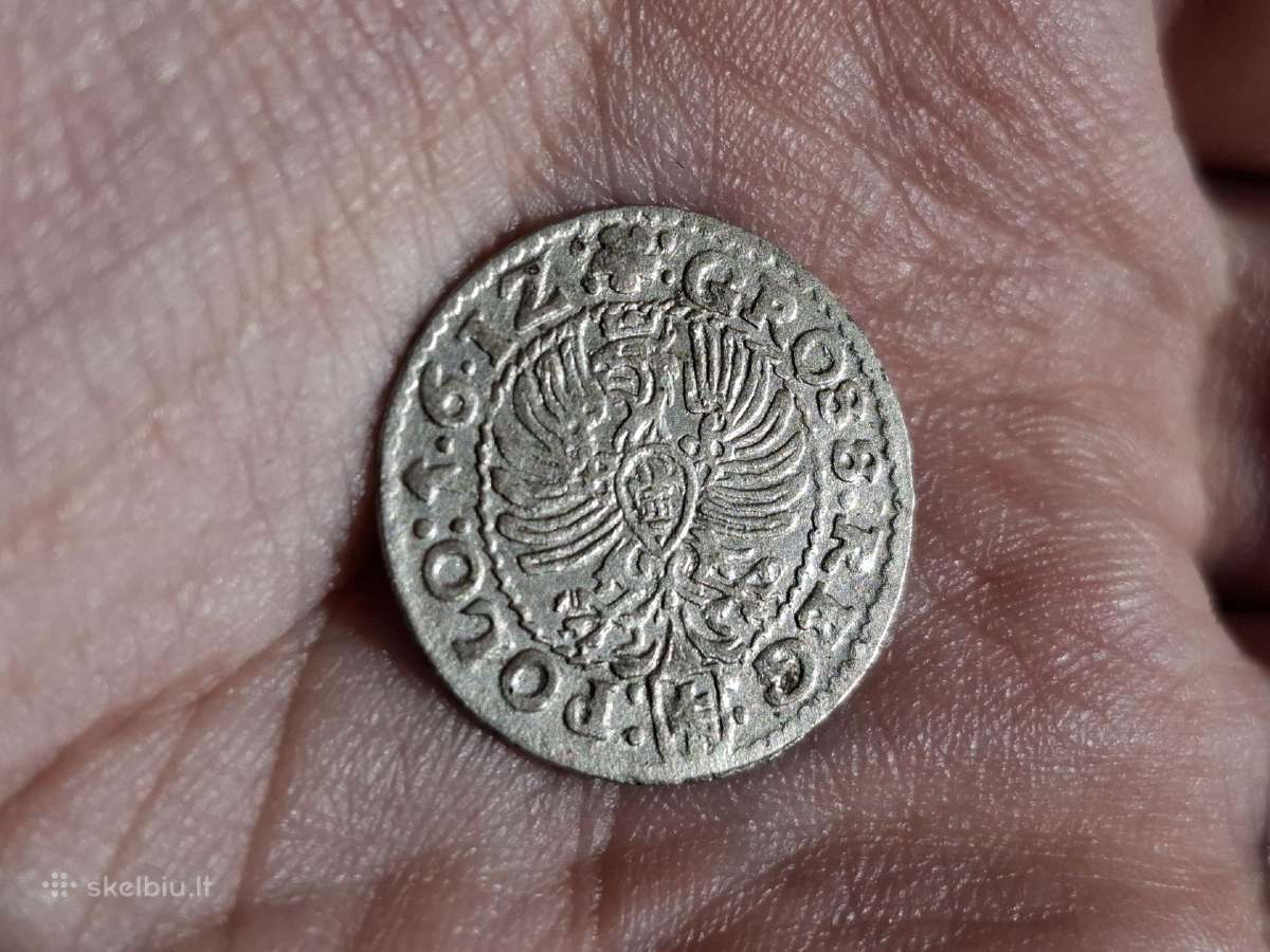 Lenkija Grašis 1612 sidabras - nuotraukos Nr. 2