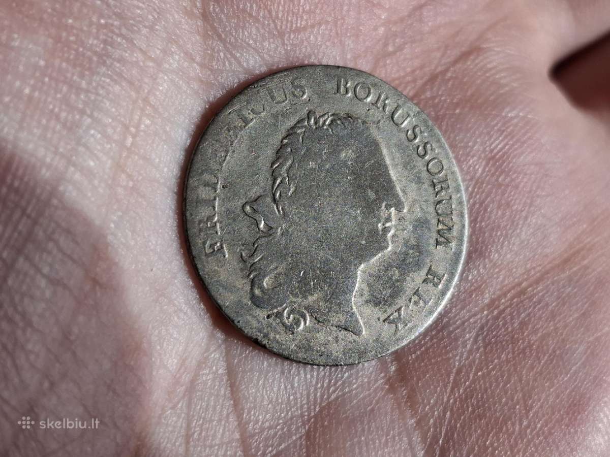 Prūsija 1/12 talerio 1764 sidabras - nuotraukos Nr. 2