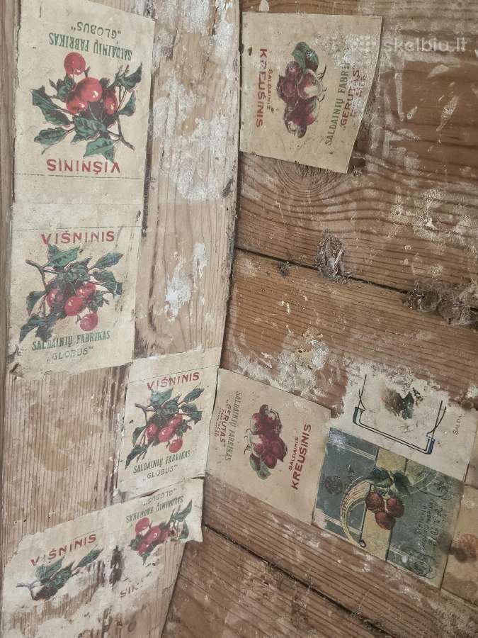Kuparas/ skrynia su saldainių etikečių rinkiniu - nuotraukos Nr. 4