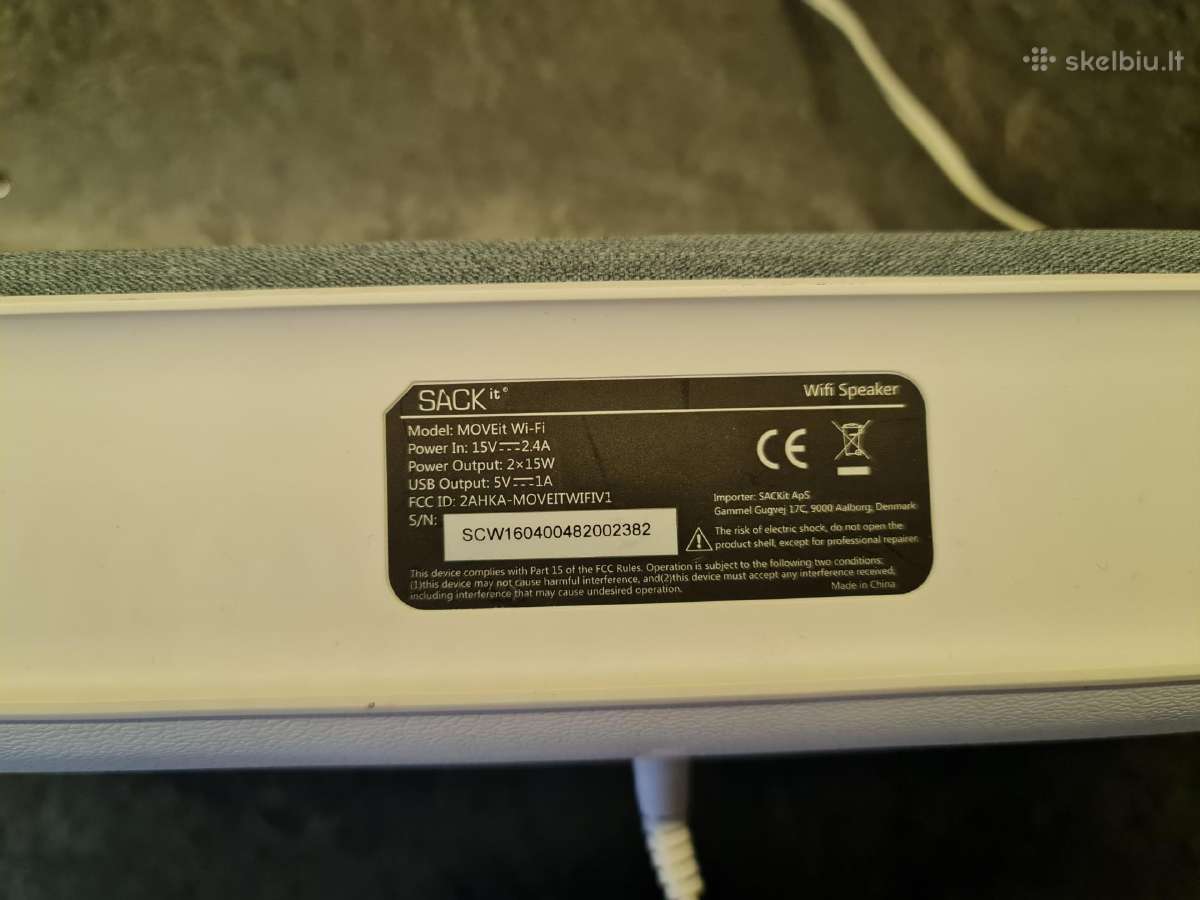 Sackit moveit bluetooth wi fi kolonėlė - nuotraukos Nr. 5