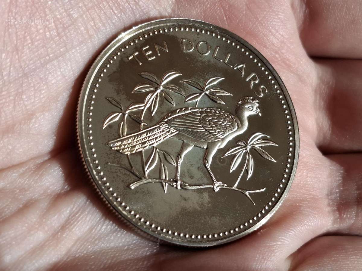 Belizas 10 dolerių 1976 proginė