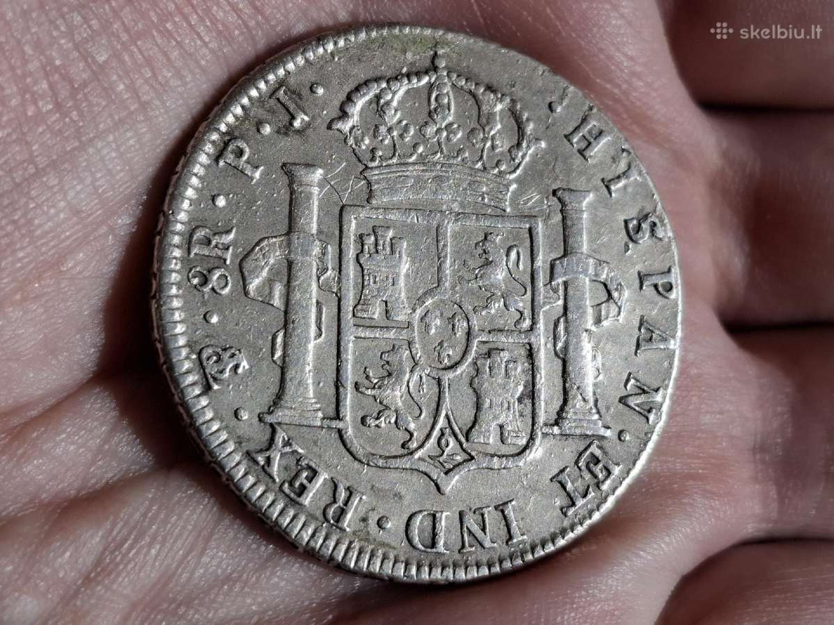 Bolivija 8 realai 1808 sidabras