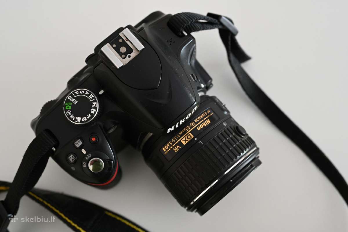 Nikon D3200 + Af-s 18-55mm Vr II 8gb Sd korta
