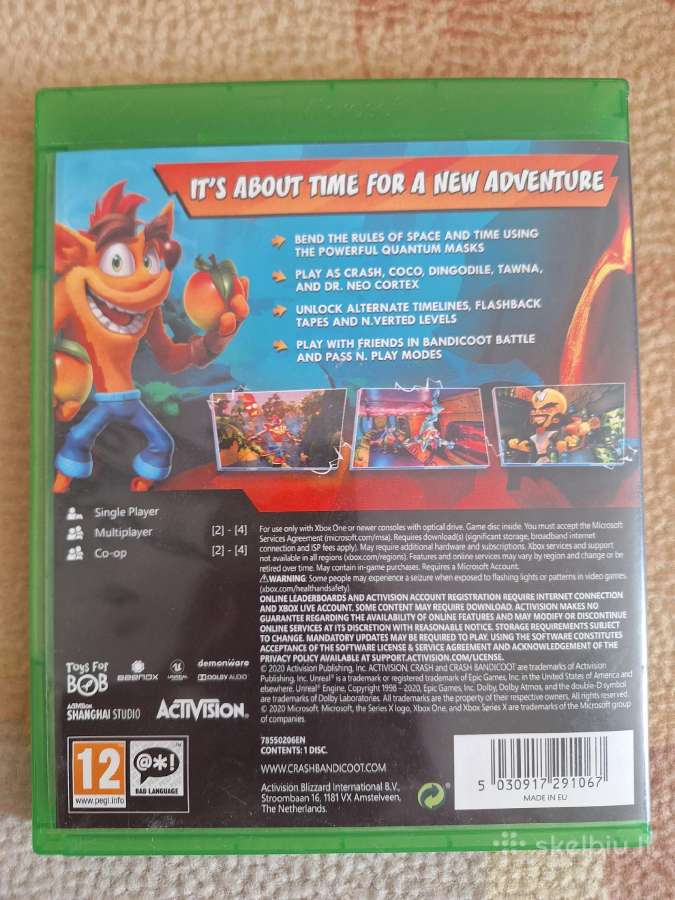 Crash bandicoot 4 IT's about time xbox žaidimas - nuotraukos Nr. 3
