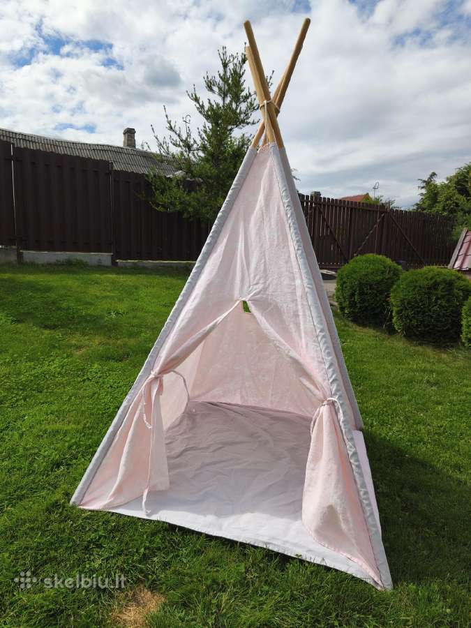 Tipi vaikiška palapinė