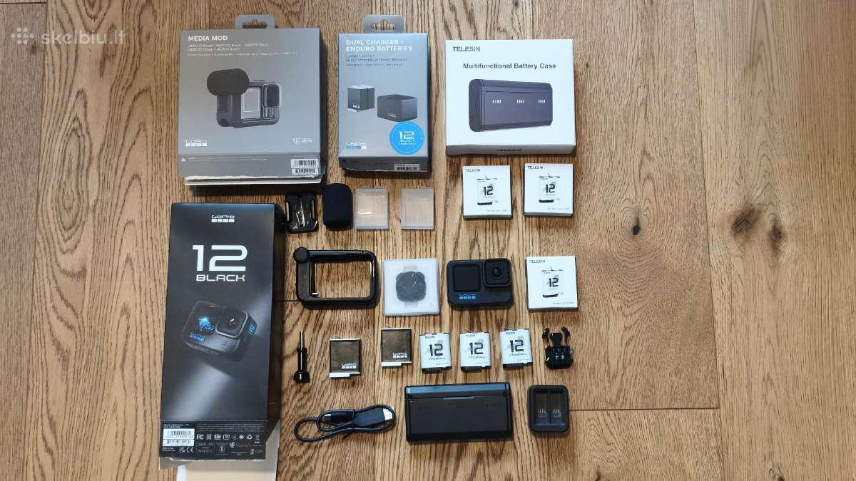 Gopro 12 su priedais