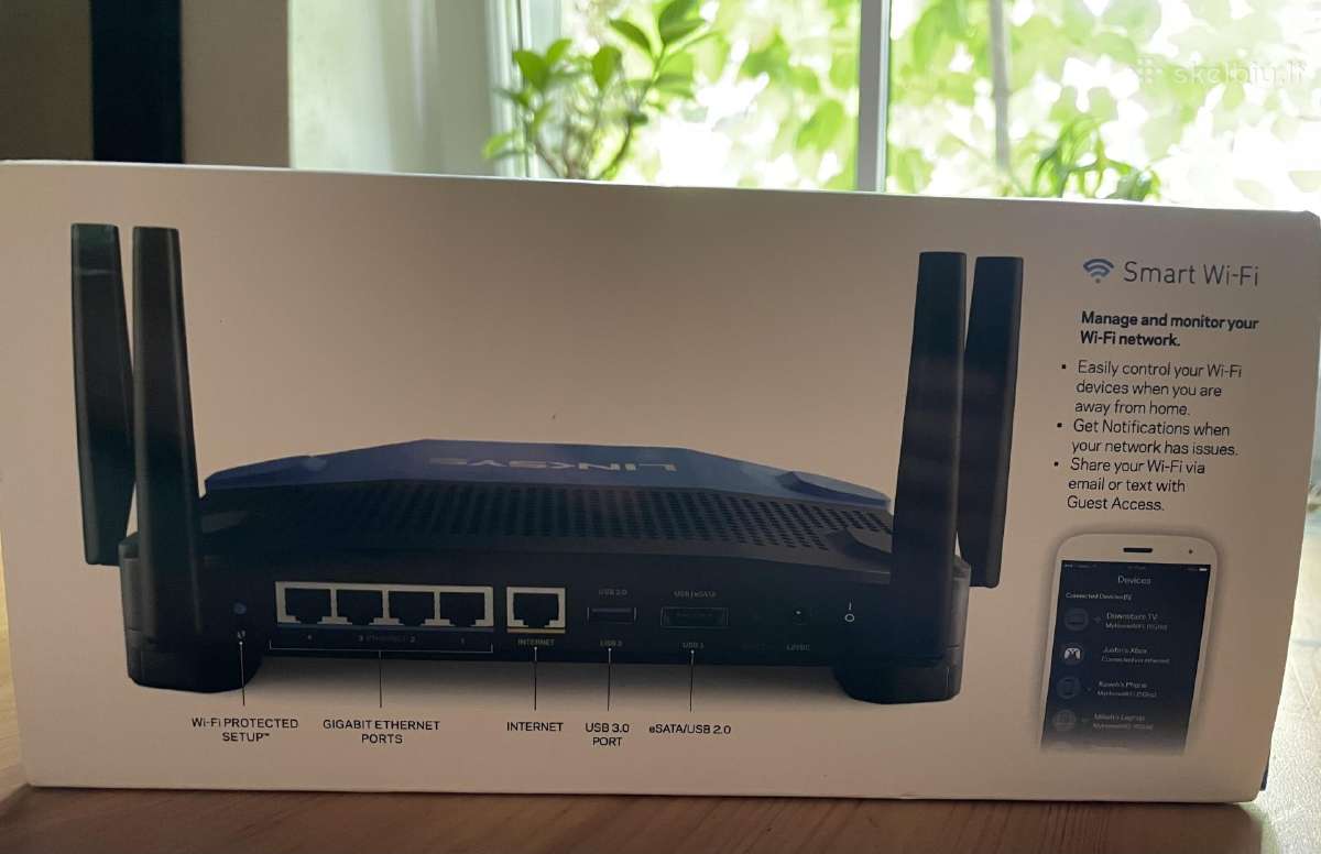 Linksys Wrt 3200 Acm router maršrutizatorius - nuotraukos Nr. 4