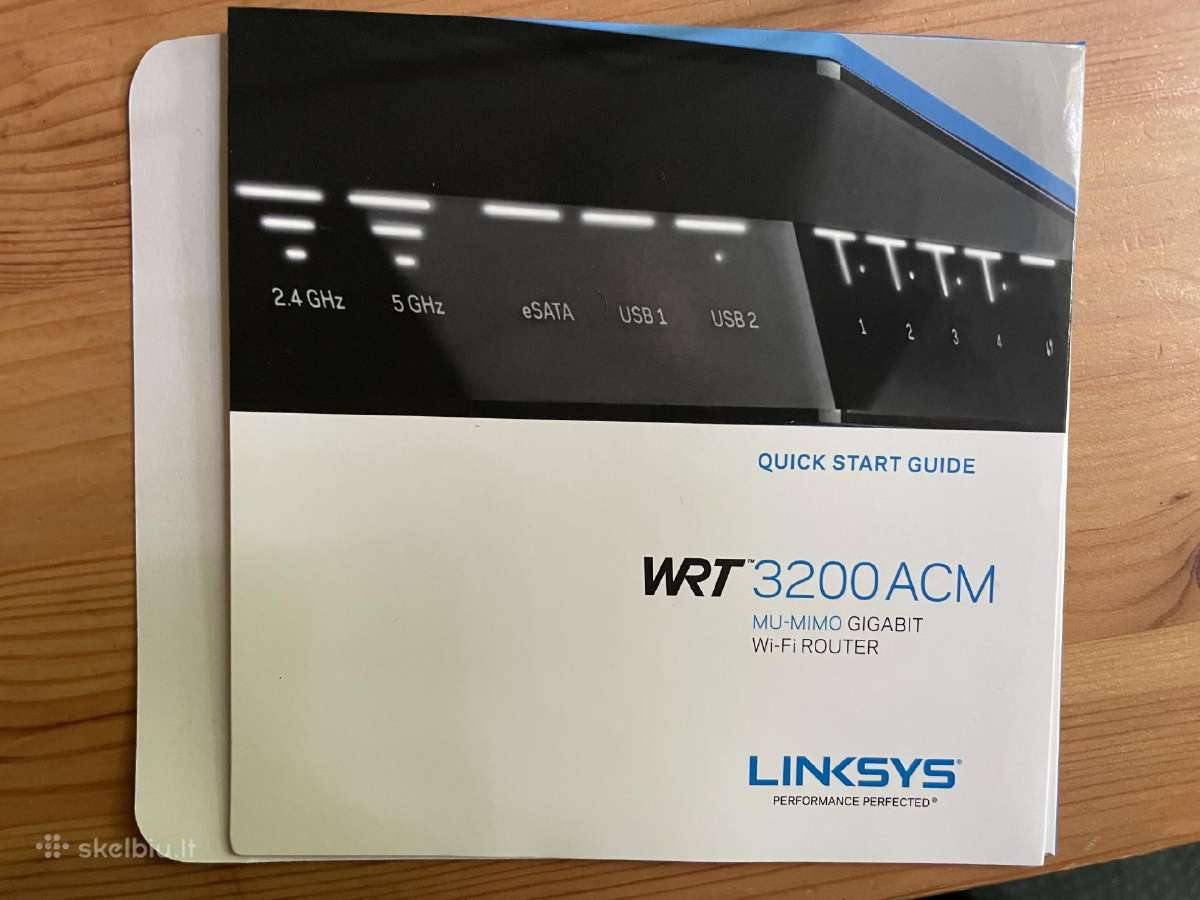 Linksys Wrt 3200 Acm router maršrutizatorius - nuotraukos Nr. 13