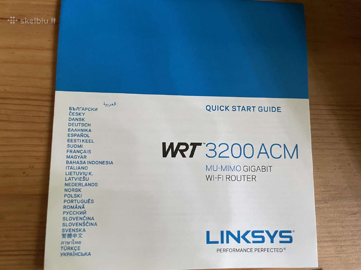 Linksys Wrt 3200 Acm router maršrutizatorius - nuotraukos Nr. 15