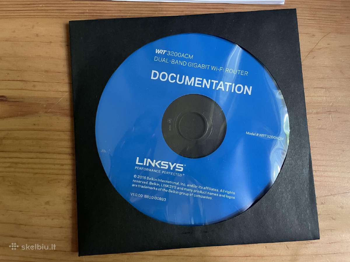 Linksys Wrt 3200 Acm router maršrutizatorius - nuotraukos Nr. 16