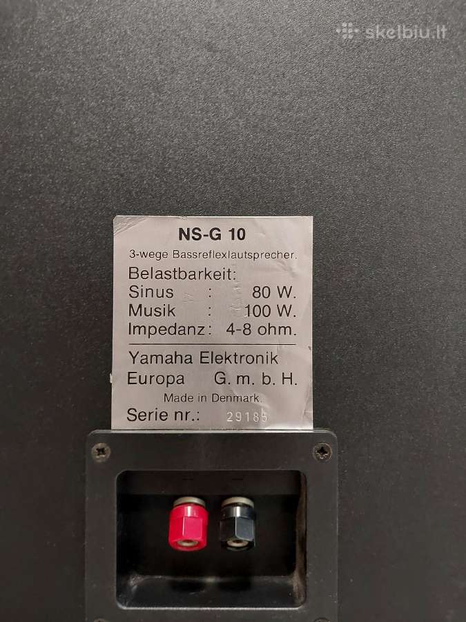 Yamaha NS-g 10 - nuotraukos Nr. 5