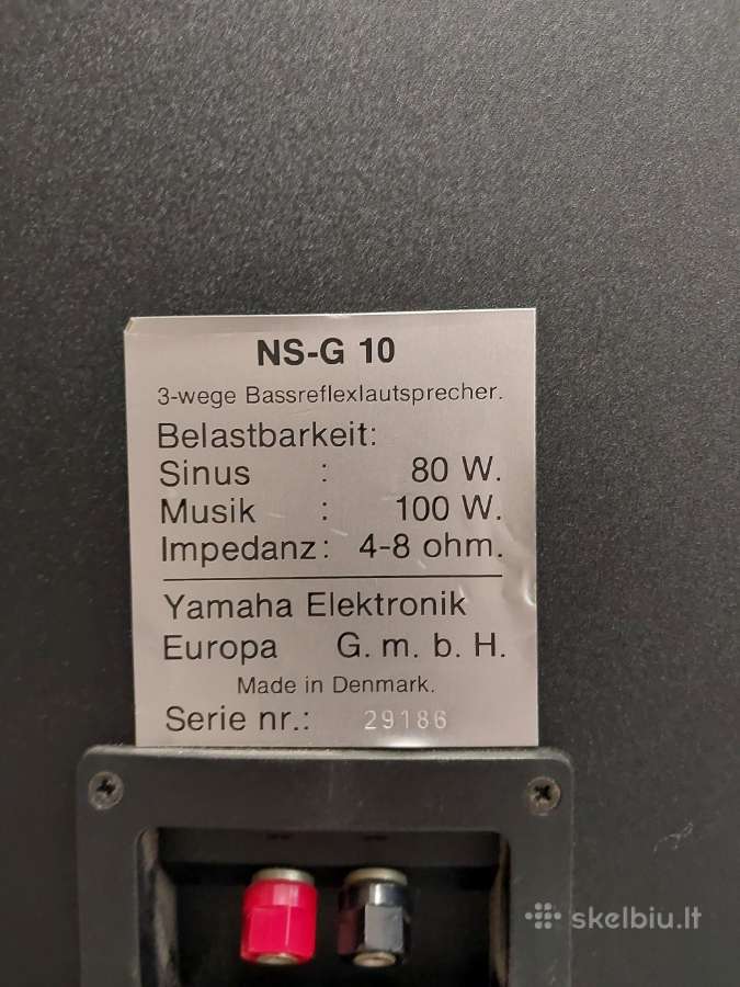Yamaha NS-g 10 - nuotraukos Nr. 6