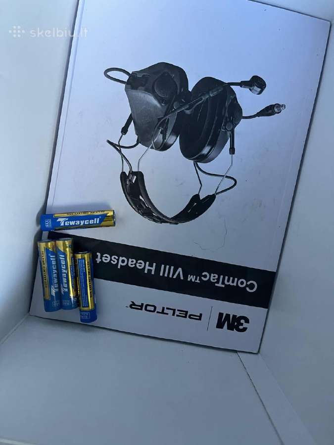 Peltor low bat with wew bat Comta VIII Headset. - nuotraukos Nr. 2
