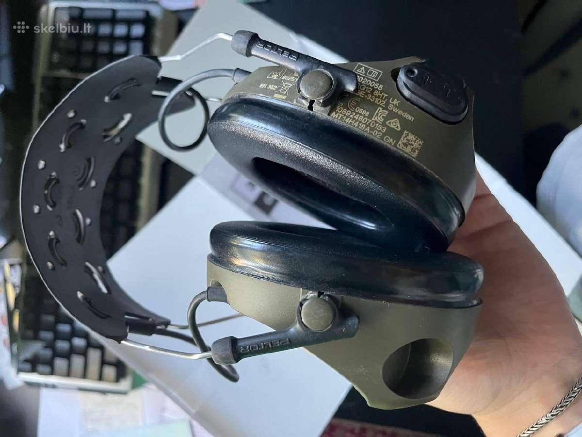Peltor low bat with wew bat Comta VIII Headset. - nuotraukos Nr. 7
