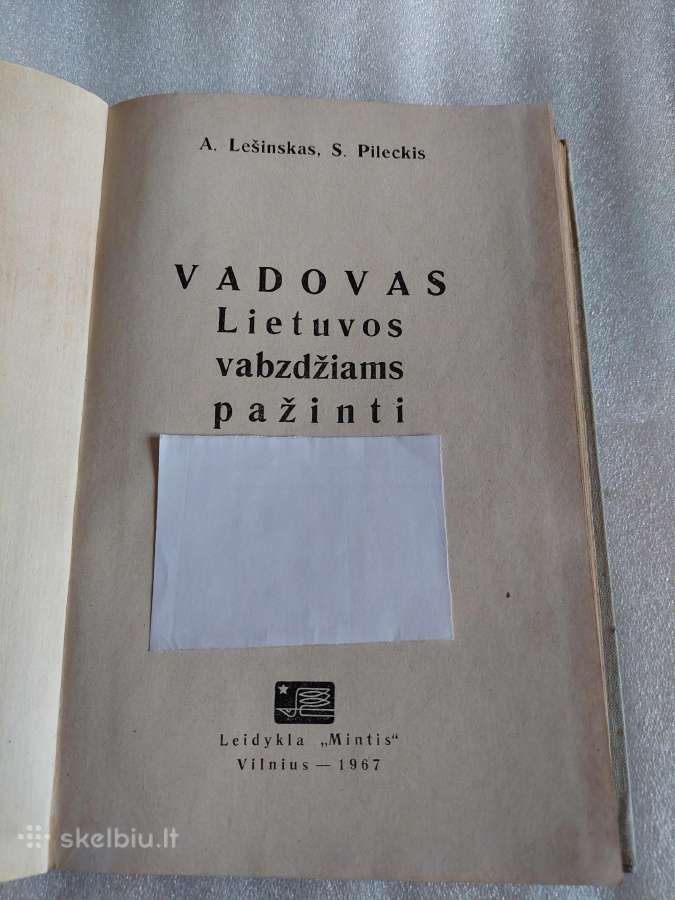 Vadovas Lietuvos vabzdžiams pažinti - nuotraukos Nr. 2