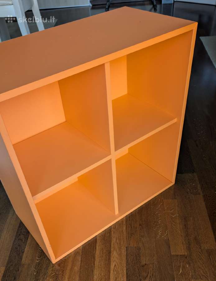 Ikea Eket spintelė su 4 skyriais (oranžinė)