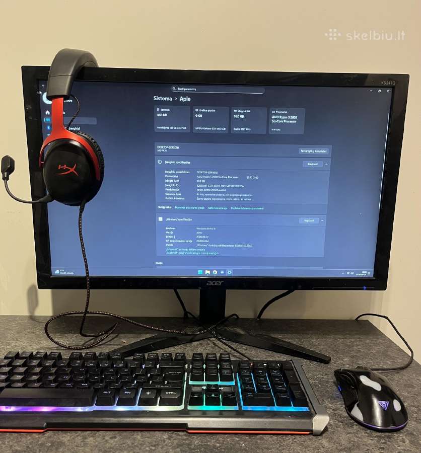 Gaming Pc setupas