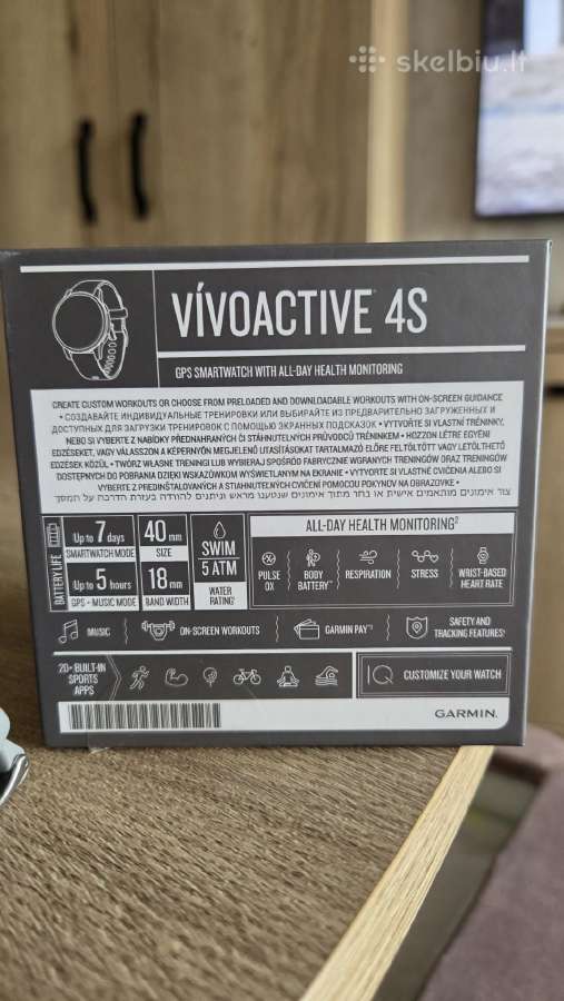 Garmin vivoactive 4S - nuotraukos Nr. 4