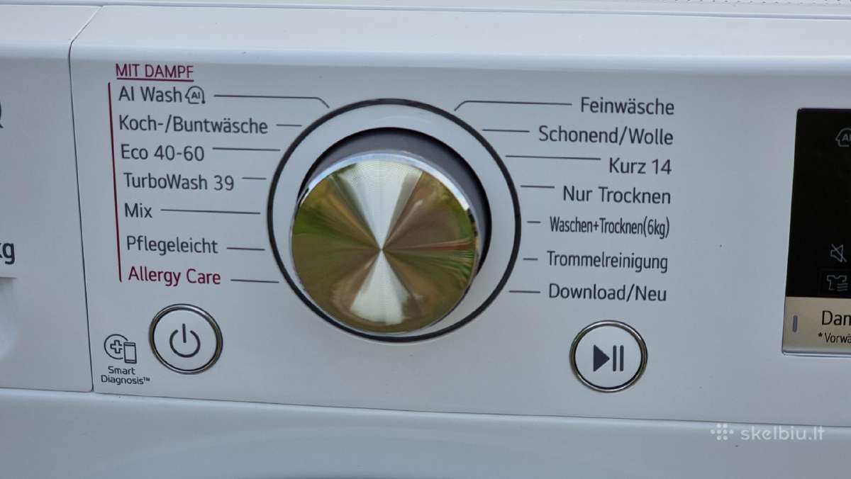 Nauja LG W4wr70x61 su džiovinimu+ garantija - nuotraukos Nr. 7