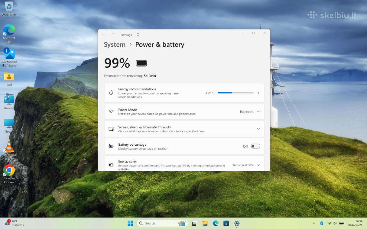 Dell Xps 13 9320 Plus i7 32gb 1tb 4k - nuotraukos Nr. 11