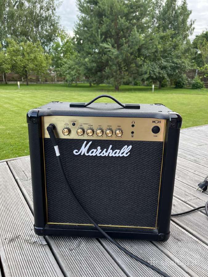 Elektrinė gitara stagg su marshall garso kubu - nuotraukos Nr. 4
