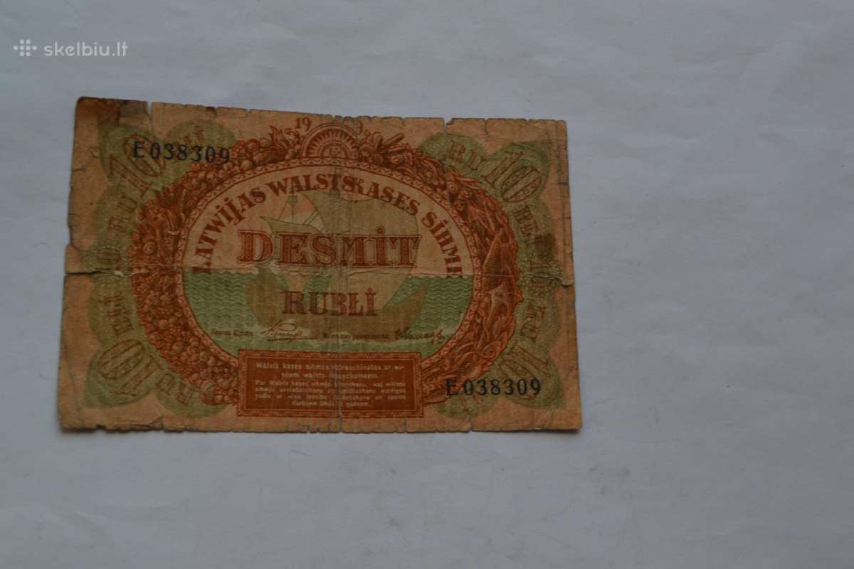 1919 m. 10 Latvijos rubliu