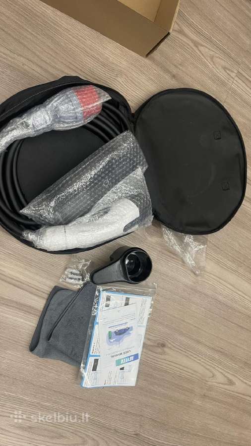 Elektr. krovimo laidas Type2 trifazis 11kw su WiFi