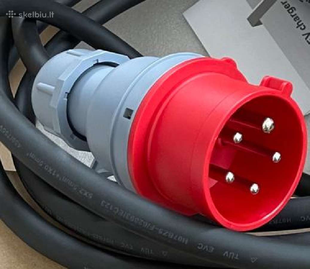 Elektr. krovimo laidas Type2 trifazis 11kw su WiFi - nuotraukos Nr. 6