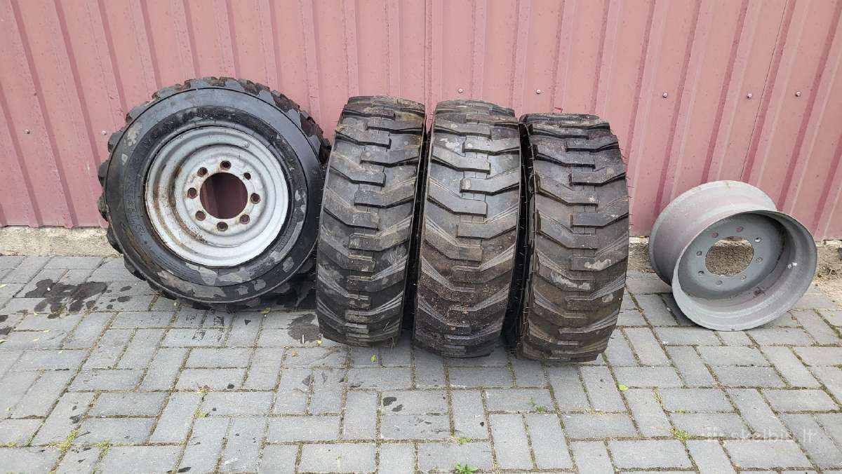 Padangos su ratlankiais mini krautuvui