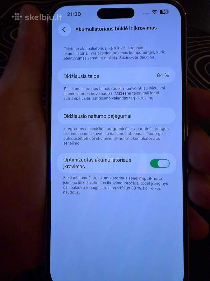 iPhone 14 pro max gold 128 GB - nuotraukos Nr. 3