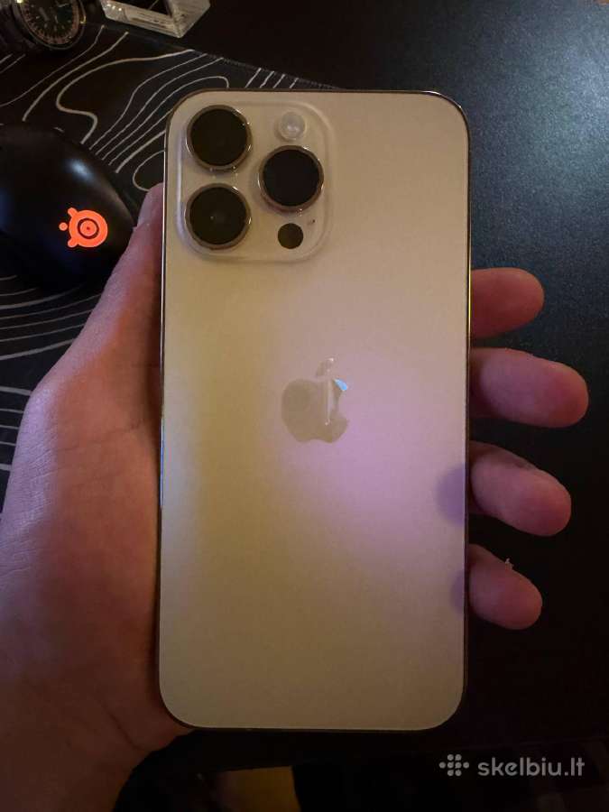 iPhone 14 pro max gold 128 GB - nuotraukos Nr. 8