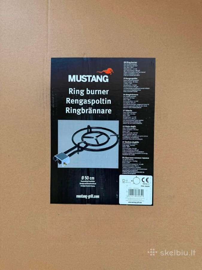 Dujinis žiedinis degiklis 50 cm