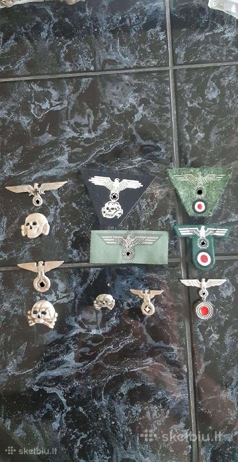 Ww2 Wehrmacht.luftwaffe,ss kepurės kokardos-galim - nuotraukos Nr. 9