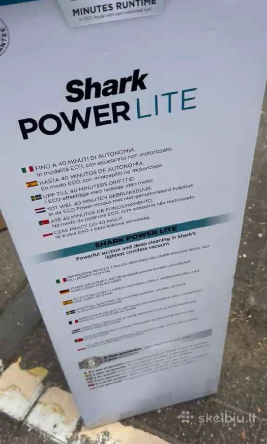 Dulkių siurblys Belaidis Shark Powerdetect - nuotraukos Nr. 3