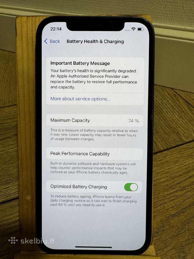 iPhone 12 64gb ios 16 - nuotraukos Nr. 4