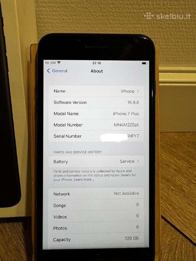 iPhone 7 Plus 128gb - nuotraukos Nr. 2
