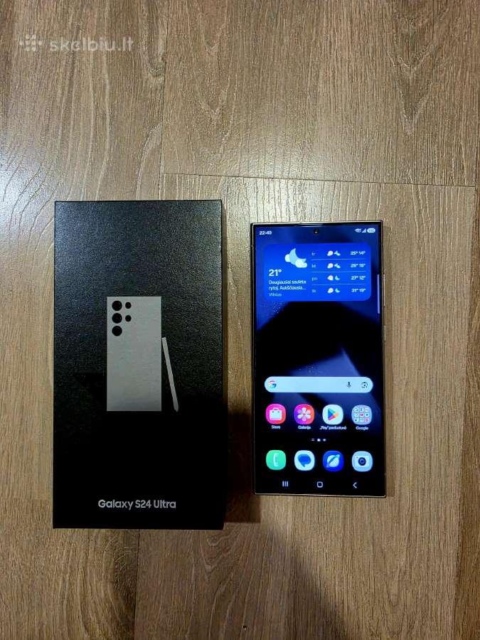 Samsung S24 Ultra 256gb + priedai