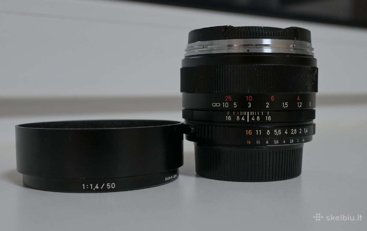 Carl Zeiss Planar T 50mm F1.4 Zf.2 Nikon F - nuotraukos Nr. 2