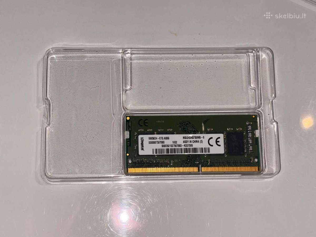 Laikinoji atmintis (RAM) Kingston 8gb ddr4