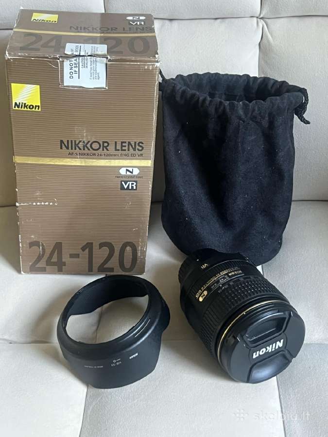 Nikon Af-s Nikkor 24-120mm f/4G Ed Vr objektyvas