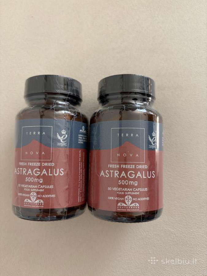 Terra Nova Astragalus 500 mg papildai