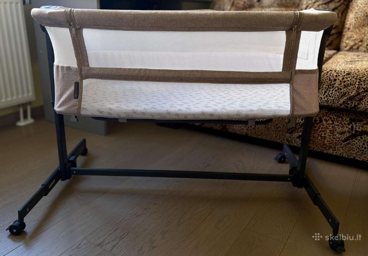 Kinderkraft lovelė-maniežas Neste Up 2 Beige