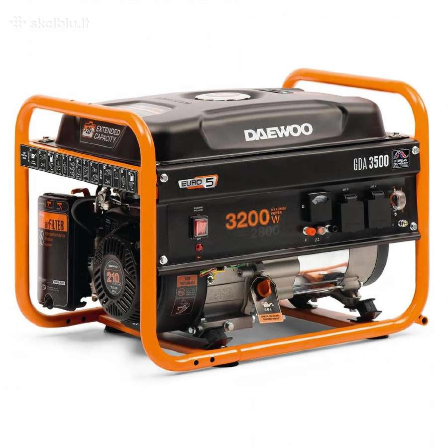 Generatorius benzininis Daewoo Gda 3500, 2800 W