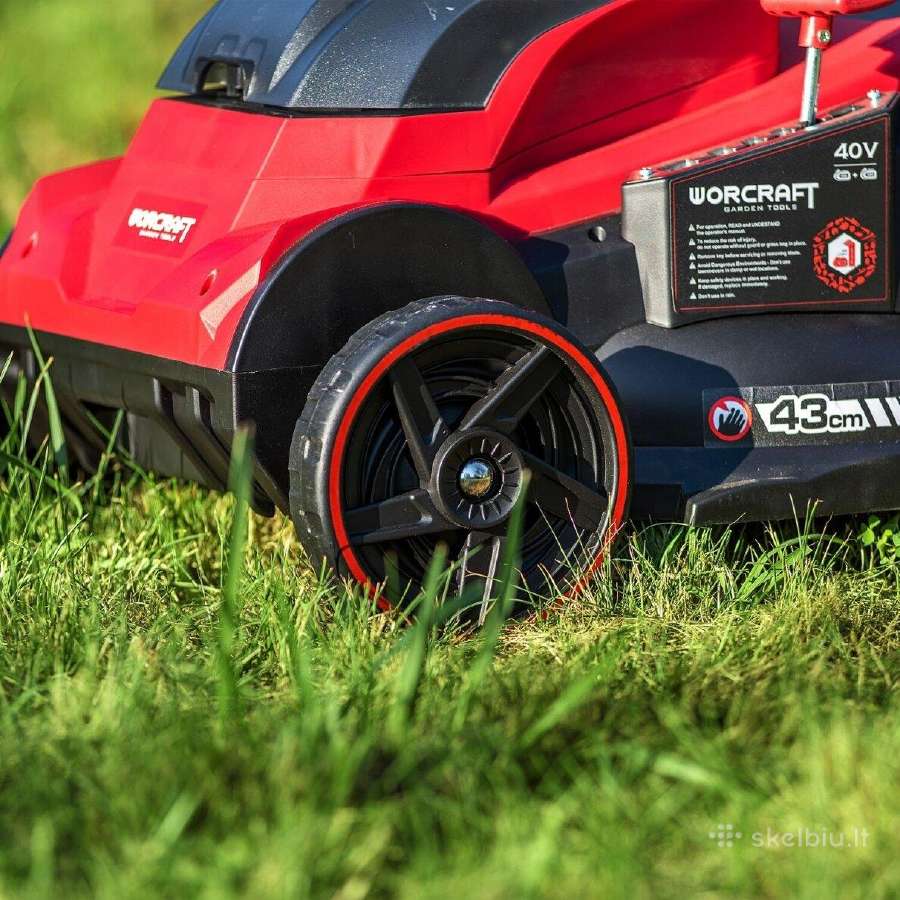 Akumuliatorinė vėjapjovė Worcraft 2x8.0ah - nuotraukos Nr. 20