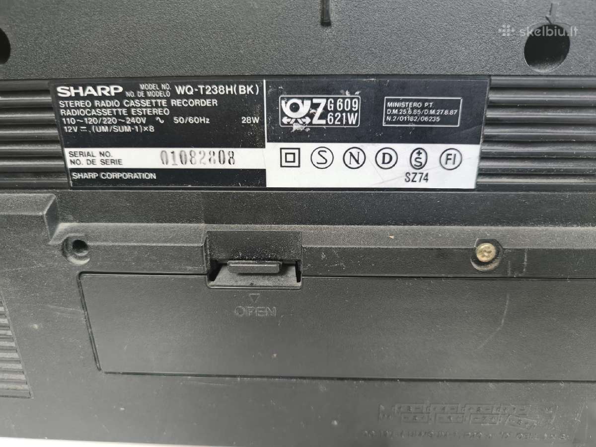 Sharp Wq-t238h (Bk) - nuotraukos Nr. 5