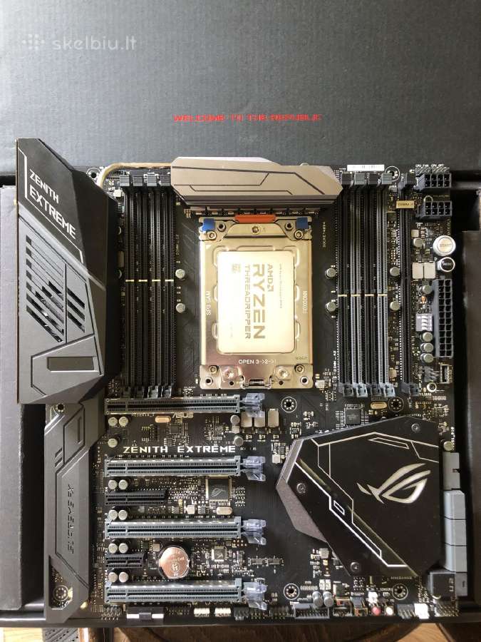 Rog Zenith extreme + Cpu