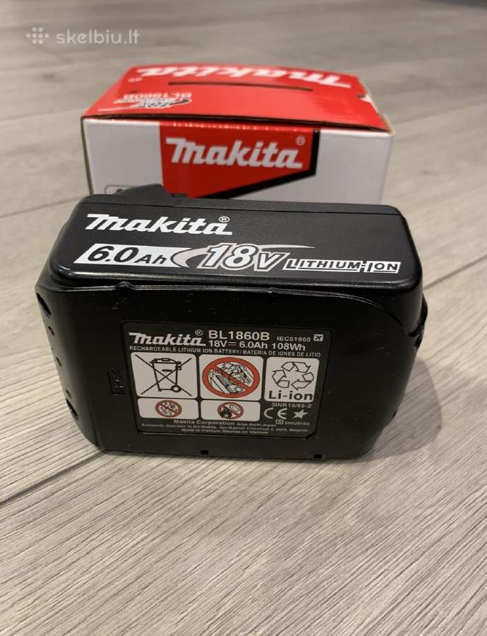 Makita baterijos / akumuliatoriai - nuotraukos Nr. 2