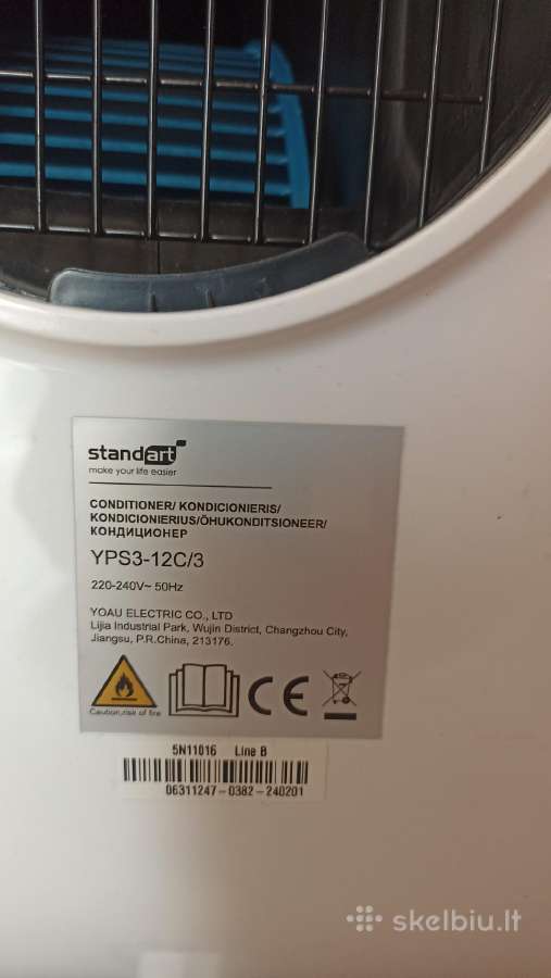 Oro kondicionierius Standart Yps3-12c/3 - nuotraukos Nr. 4