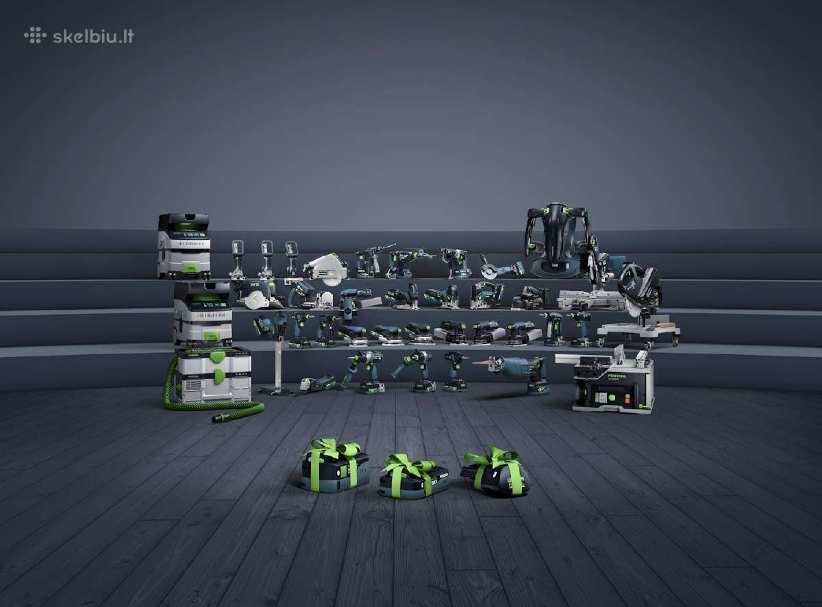 Festool nauji įrankiai ir priedai - nuolaidos