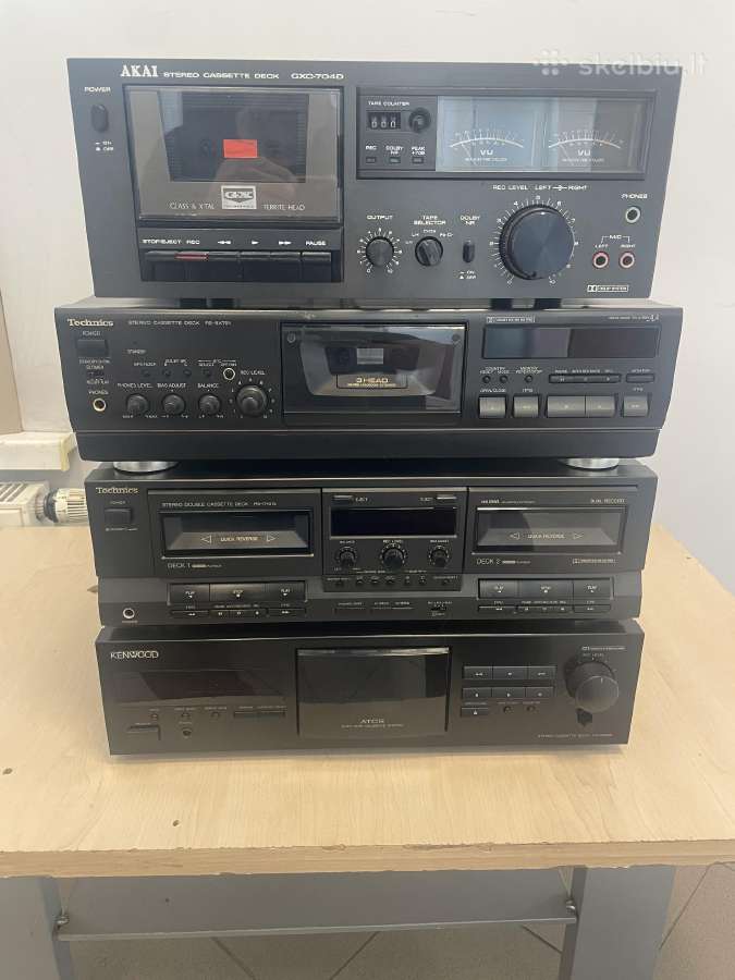 Akai,techniks,kenwood,